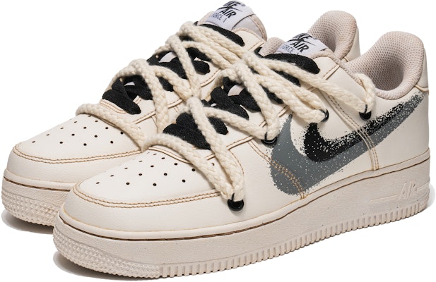 カスタムAF1 ロー "コーヒー染めダブルスウッシュ グレー" FD0660-100(TeamB-男女款双钩咖啡染) Lookbook カスタムAF1 ロー "コーヒー染めダブルスウッシュ グレー" FD0660-100(TeamB-男女款双钩咖啡染)