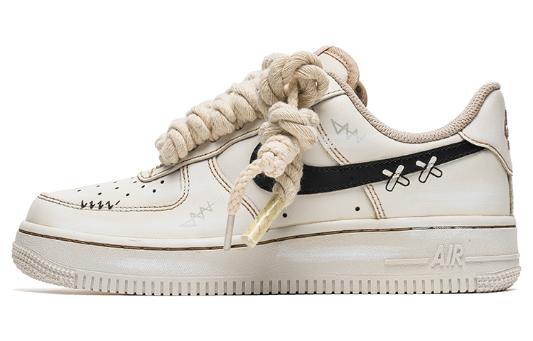 [Custom Shoes] Nike Air Force 1 Low 'Coffee Dye Graffiti'