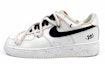 Buy 【訂製球鞋】 Nike Air Force 1 Low 空軍一號 咖啡許願樹 泼墨 星溯未來 麻繩 低筒 板鞋 男款 黑灰
