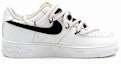 Order 【訂製球鞋】 Nike Air Force 1 Low 空軍一號 咖啡許願樹 泼墨 星溯未來 麻繩 低筒 板鞋 男款 黑灰