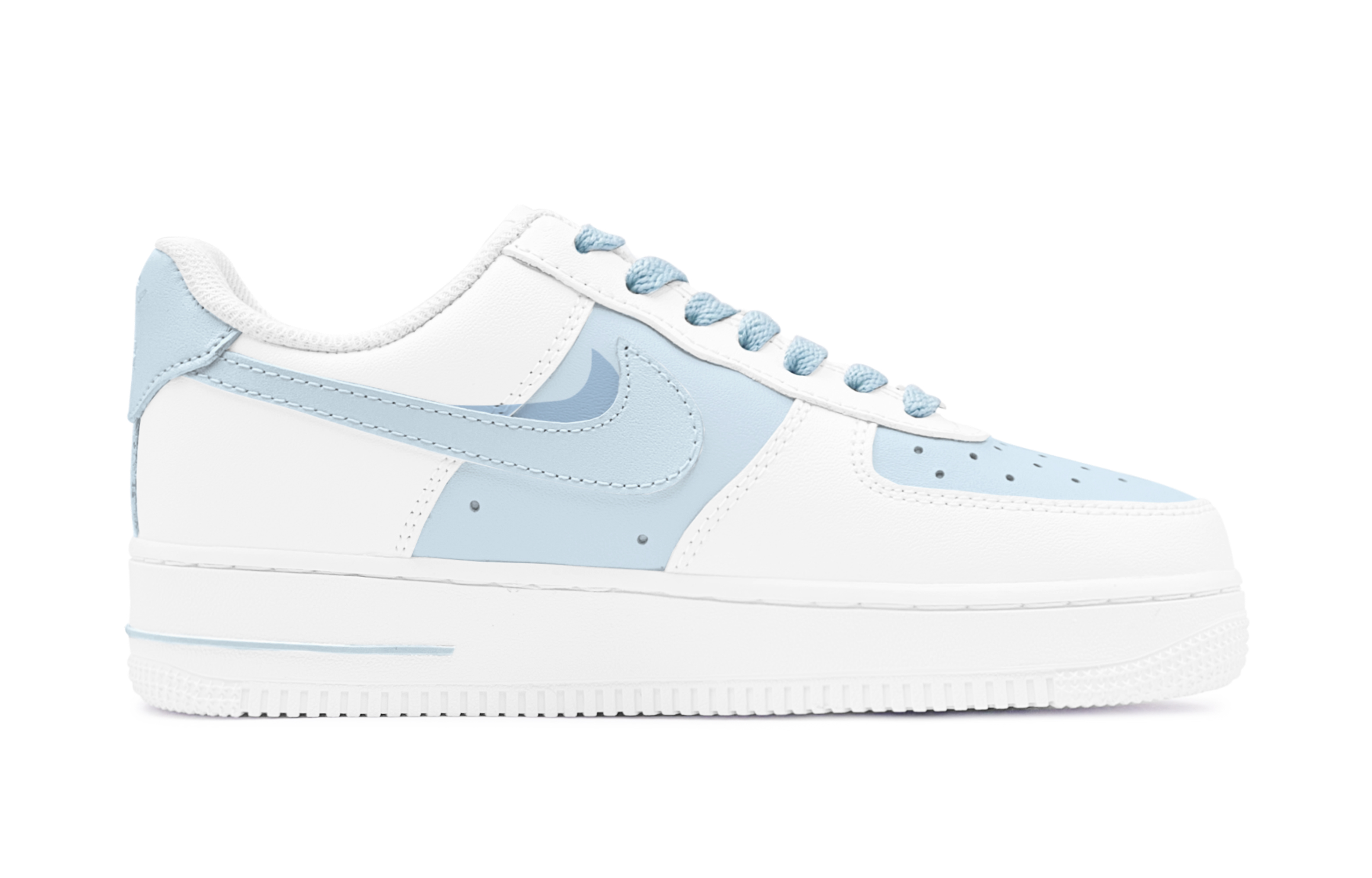 Order [Zapatillas Personalizadas] Nike Air Force 1 Low 'Azul College Blanco' CW2288-111(TeamS-萌趣小熊男S-BOX)
