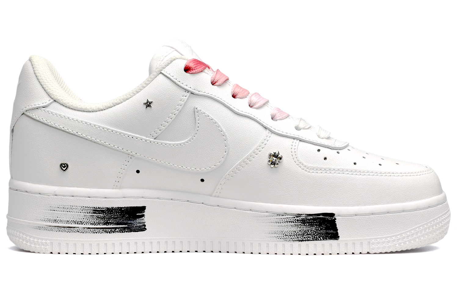 Order [Kasut Custom] Nike Air Force 1 Low 'Grafiti Berwarna Merah Putih' CW2288-111(TeamE-男款彩色涂鸦红白)