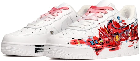 Zapatillas Nike Air Force 1 Low 'Graffiti Colorido Rojo Blanco' CW2288-111(TeamE-男款彩色涂鸦红白) Lookbook Zapatillas Nike Air Force 1 Low 'Graffiti Colorido Rojo Blanco' CW2288-111(TeamE-男款彩色涂鸦红白)
