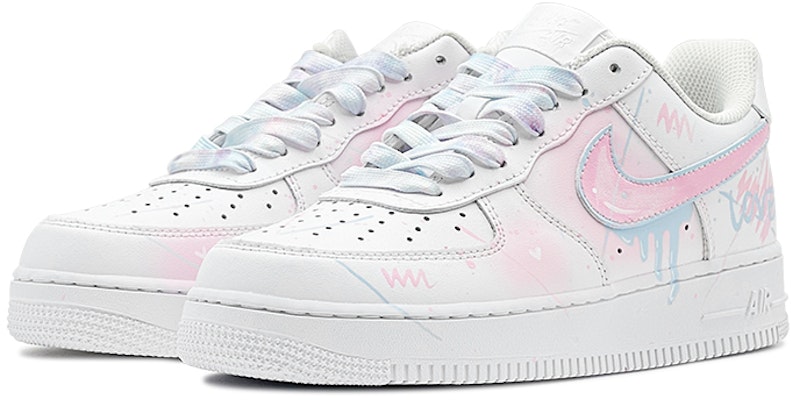 Zapatillas Nike Air Force 1 Low 'Graffiti Colorido - Rosa Azul' DH2920-111(TeamS-LOVE涂鸦女S-BOX) Lookbook Zapatillas Nike Air Force 1 Low 'Graffiti Colorido - Rosa Azul' DH2920-111(TeamS-LOVE涂鸦女S-BOX)