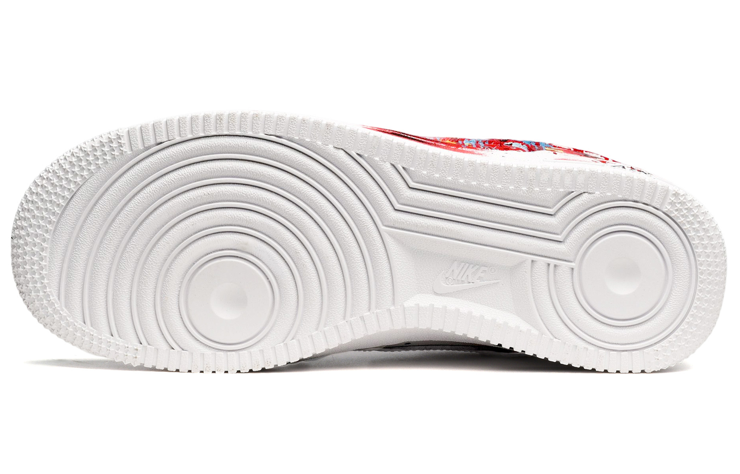 Purchase [Kasut Custom] Nike Air Force 1 Low 'Grafiti Berwarna Merah Putih' CW2288-111(TeamE-男款彩色涂鸦红白)