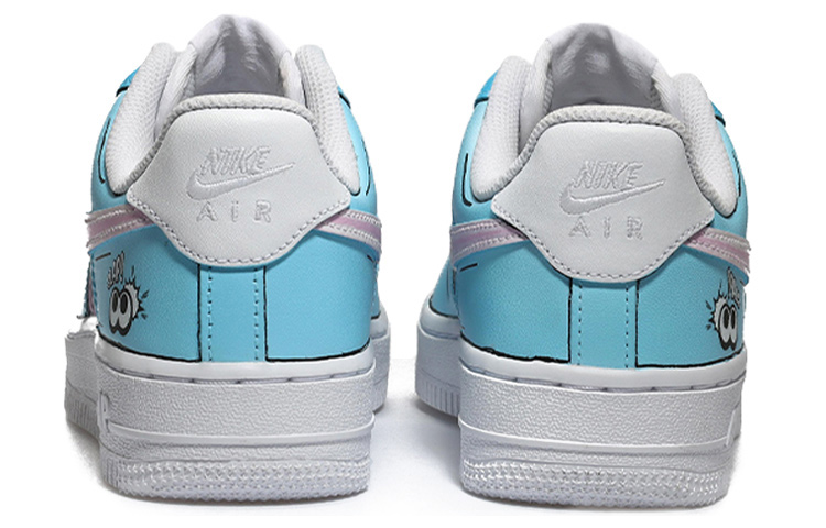 Purchase 나이키 에어포스 1 로우 '코믹 블루 스케치' (커스텀) CW2288-111(Team10-漫画二次元蓝)