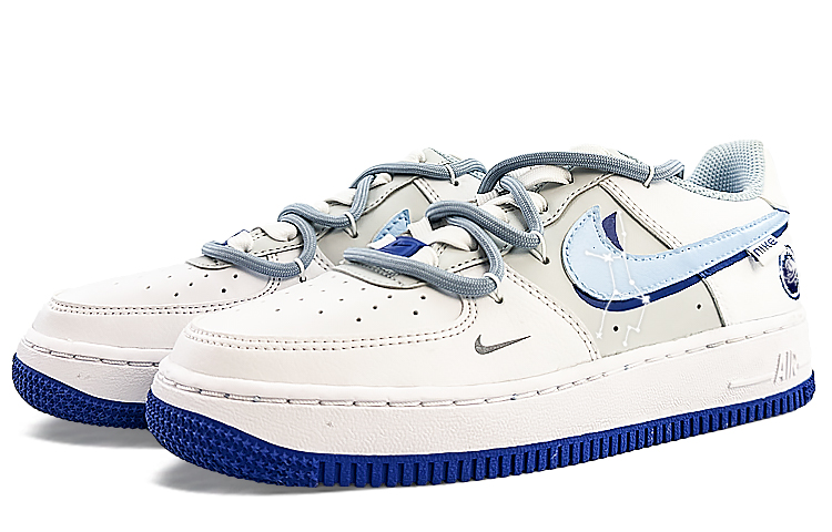 Lookbook 나이키 에어포스 1 로우 '별자리 블루' (커스텀) FB1844-111(Team40-GS处女座海蓝)