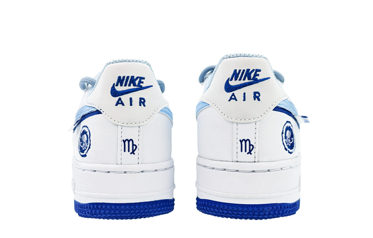 Shop 나이키 에어포스 1 로우 '별자리 블루' (커스텀) FB1844-111(Team40-GS处女座海蓝)
