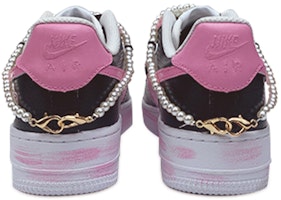 【定製球鞋】Nike Air Force 1 Low 空軍一號 酷黑甜心 雙鞋帶 手繪塗鴉 低筒 板鞋 男款 黑粉 Purchase 【定製球鞋】Nike Air Force 1 Low 空軍一號 酷黑甜心 雙鞋帶 手繪塗鴉 低筒 板鞋 男款 黑粉