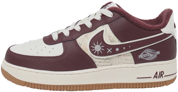 【訂製球鞋】Nike Air Force 1 Low浩渺宇宙復古懷舊休閒 低筒 板鞋 GS 白紅 Buy 【訂製球鞋】Nike Air Force 1 Low浩渺宇宙復古懷舊休閒 低筒 板鞋 GS 白紅