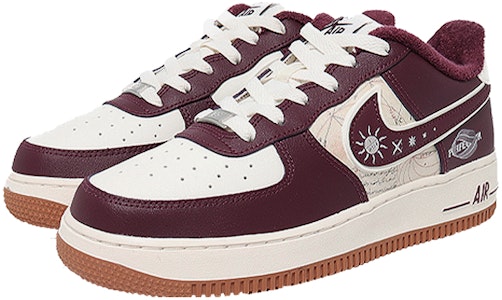 【訂製球鞋】Nike Air Force 1 Low浩渺宇宙復古懷舊休閒 低筒 板鞋 GS 白紅 Lookbook 【訂製球鞋】Nike Air Force 1 Low浩渺宇宙復古懷舊休閒 低筒 板鞋 GS 白紅