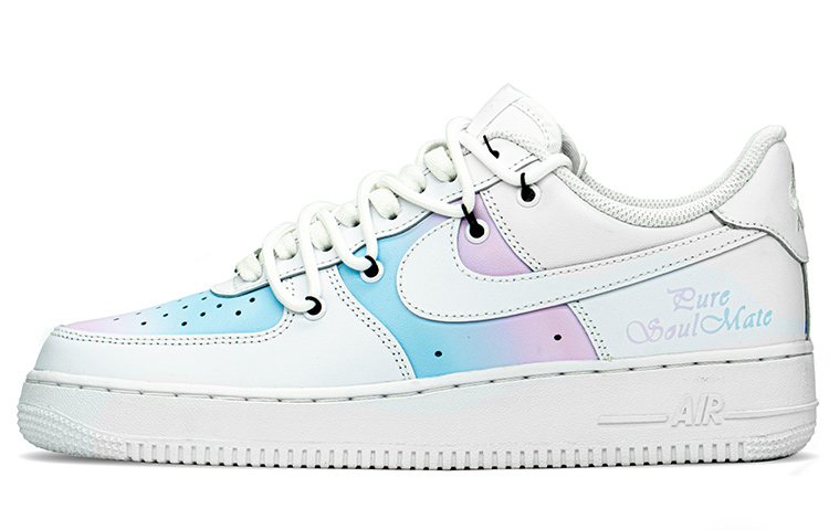 Buy 【定製球鞋】 Nike Air Force 1 Low 空軍一號 特殊禮盒 棉花糖 低幫 板鞋 男款 粉藍