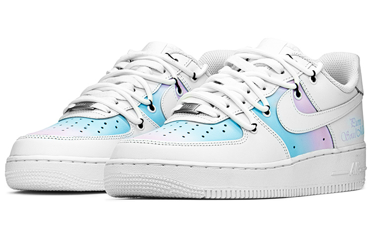 Lookbook 【定製球鞋】 Nike Air Force 1 Low 空軍一號 特殊禮盒 棉花糖 低幫 板鞋 男款 粉藍