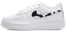 Buy 【定制球鞋】Nike Air Force 1 Low LE 奶牛鉤子 清新 SWOOSH 低幫 板鞋 GS 白黑