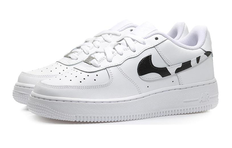 Lookbook [定制鞋款] 耐克 Air Force 1 低帮 '牛皮钩' DH2920-111(Team10-女款奶牛钩子QD)