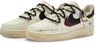 Lookbook 【訂製球鞋】 Nike Air Force 1 Low 811製造 咬碎堅果 戶外高街 解構做舊 防滑耐磨 低筒 板鞋 男款 米棕黑