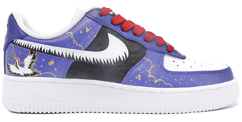 【定制鞋款】耐克空军1号低帮“鹤蓝黑” CW2288-111(TeamM-中国风男款仙鹤蓝黑) Order 【定制鞋款】耐克空军1号低帮“鹤蓝黑” CW2288-111(TeamM-中国风男款仙鹤蓝黑)