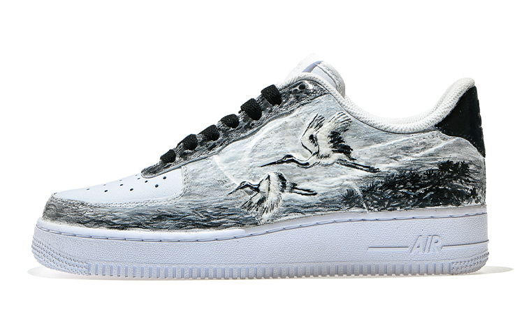 [Custom Shoes] Nike Air Force 1 Low 'Crane Haptic Art'