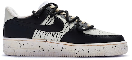 【客製化球鞋】Nike Air Force 1 Low BIGNIU 幽影交織 高街 手繪噴繪 低筒 板鞋 GS 米白黑 Order 【客製化球鞋】Nike Air Force 1 Low BIGNIU 幽影交織 高街 手繪噴繪 低筒 板鞋 GS 米白黑