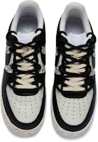 【客製化球鞋】Nike Air Force 1 Low BIGNIU 幽影交織 高街 手繪噴繪 低筒 板鞋 GS 米白黑 Shop 【客製化球鞋】Nike Air Force 1 Low BIGNIU 幽影交織 高街 手繪噴繪 低筒 板鞋 GS 米白黑