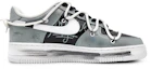 Order 【定製球鞋】Nike Air Force 1 Low LE 心想事遂 創意塗鴉 高級灰 低筒 板鞋 GS 淺灰