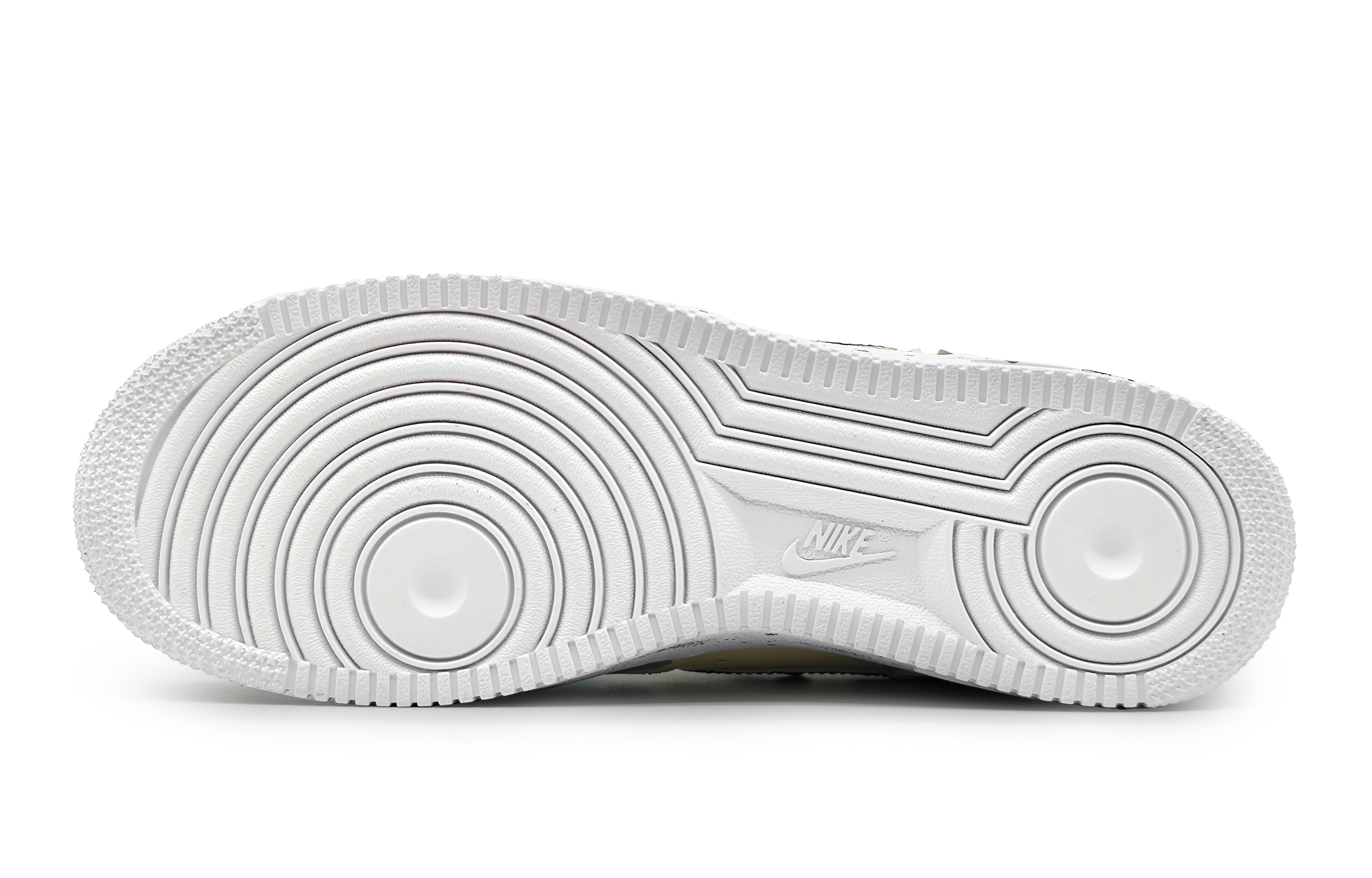 Details for 【客製球鞋】Nike Air Force 1 Low LE 星之所在 創意塗鴉 中國結 可拆卸 低筒 板鞋 GS 藍黃