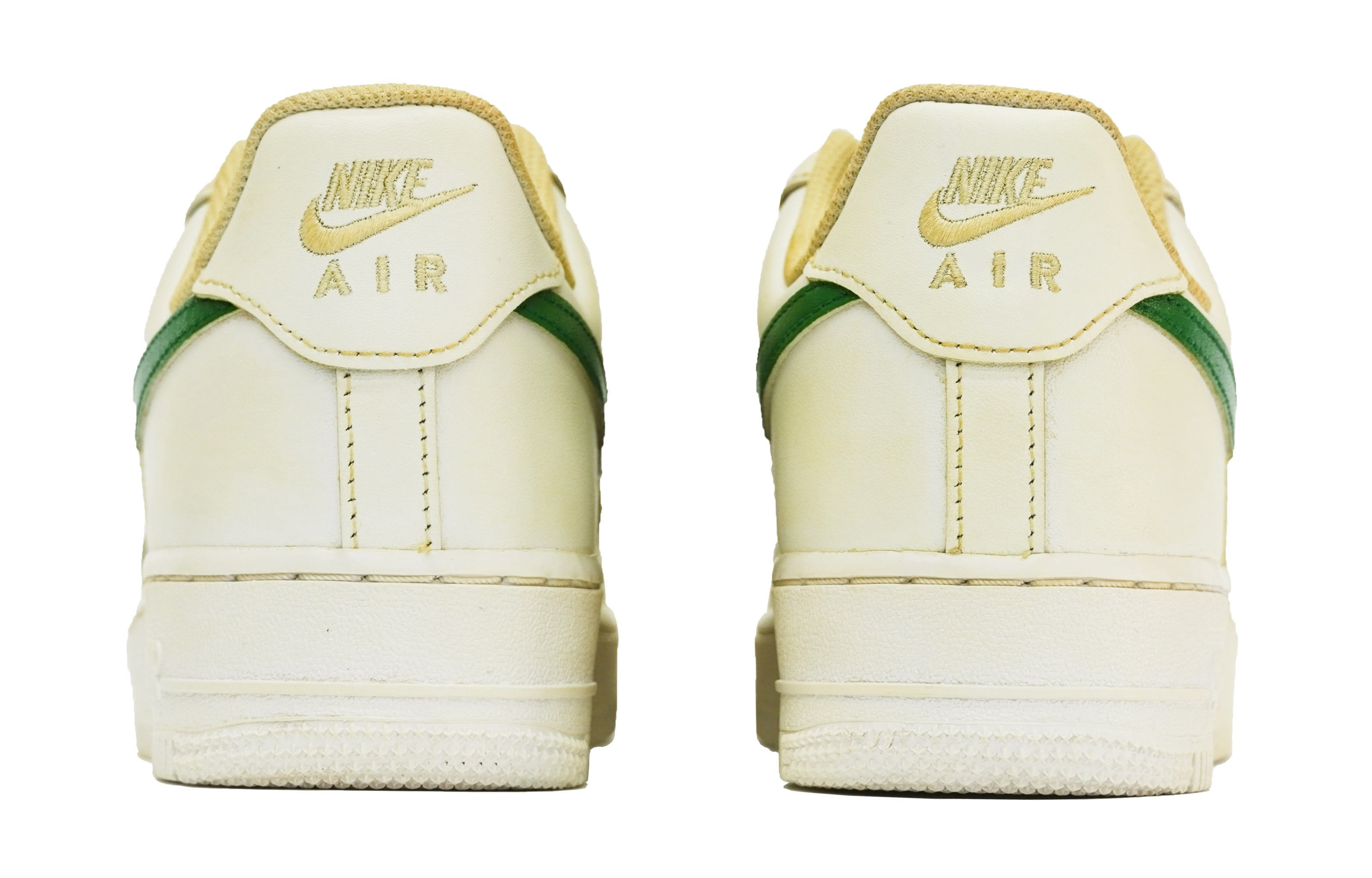 Shop [Sepatu Kustom] Nike Air Force 1 Low 'Cross Green Sand Dune' CW2288-111(Team14-沙丘S-Box)
