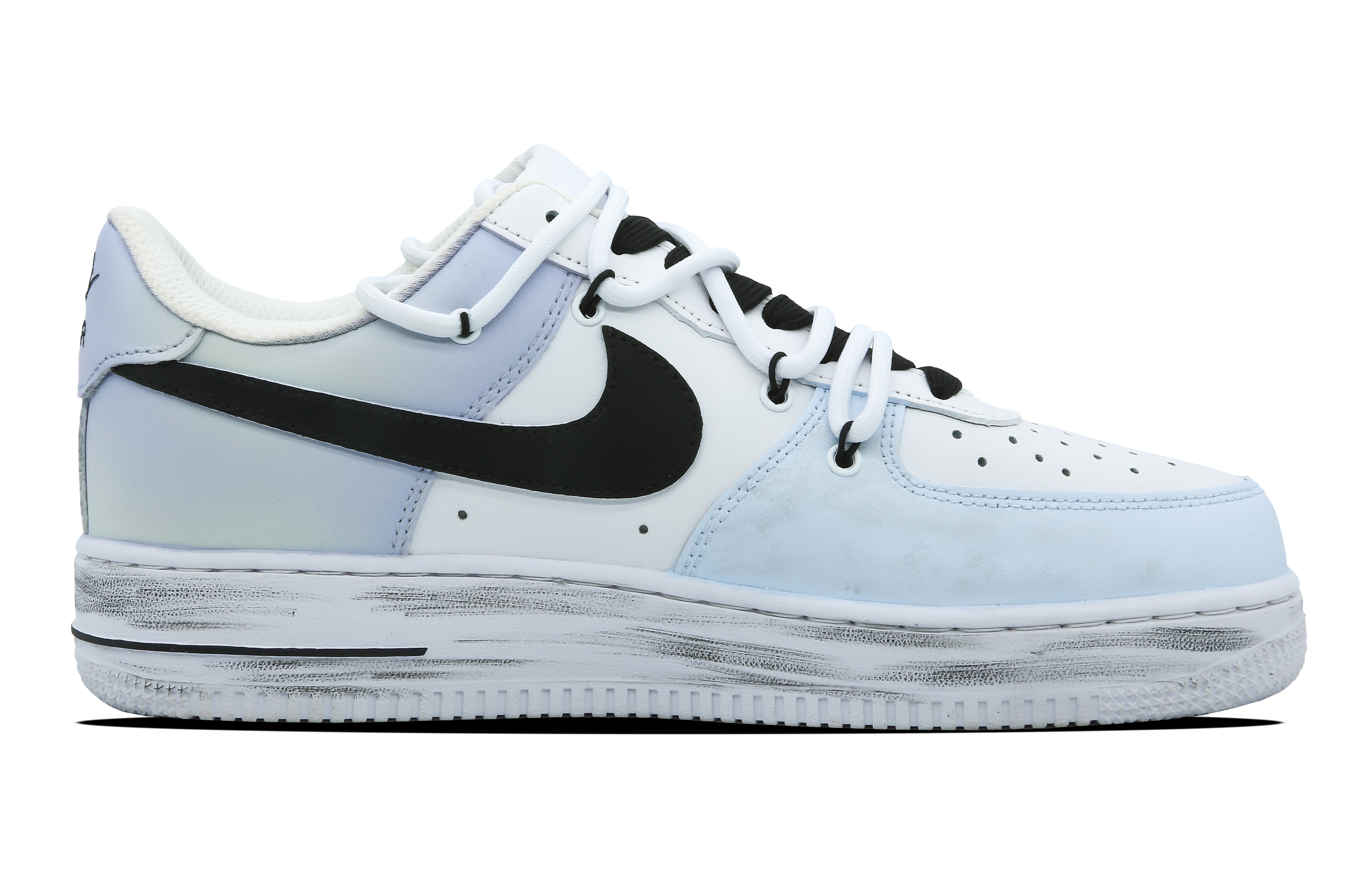 Order [カスタムシューズ] ナイキ エアフォース1 ロー 'クラッシュグラデーションドーパミンキャンディ' CW2288-111(Team78-男款暗恋)