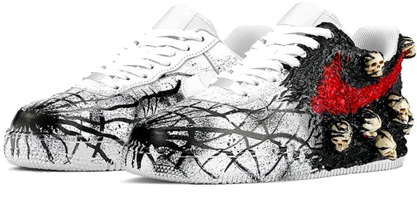 나이키 에어포스 1 '크툴루 해골' (검/빨) CW2288-111(TeamY-男款克苏鲁地狱使者黑红) Lookbook 나이키 에어포스 1 '크툴루 해골' (검/빨) CW2288-111(TeamY-男款克苏鲁地狱使者黑红)