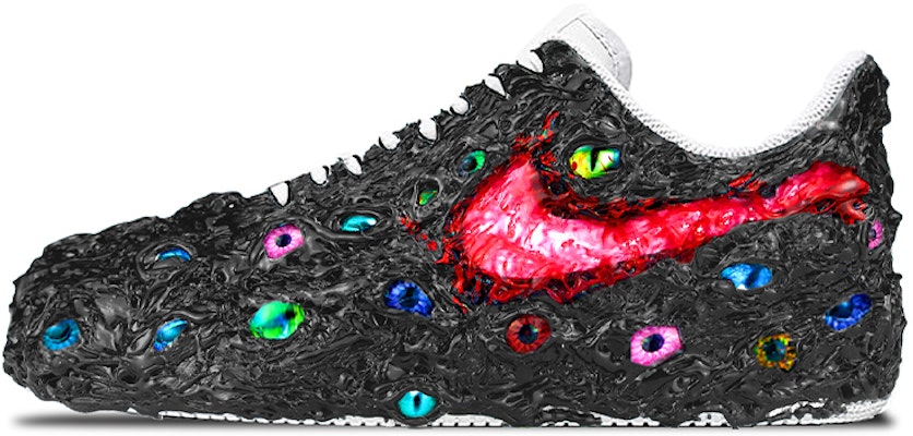 【定制球鞋】Nike Air Force 1 Low 07 low 憤怒克蘇魯vs毒液 暗黑系 特殊材料 低幫 板鞋 男款 黑 Buy 【定制球鞋】Nike Air Force 1 Low 07 low 憤怒克蘇魯vs毒液 暗黑系 特殊材料 低幫 板鞋 男款 黑