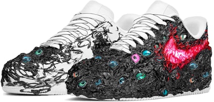 【定制球鞋】Nike Air Force 1 Low 07 low 憤怒克蘇魯vs毒液 暗黑系 特殊材料 低幫 板鞋 男款 黑 Purchase 【定制球鞋】Nike Air Force 1 Low 07 low 憤怒克蘇魯vs毒液 暗黑系 特殊材料 低幫 板鞋 男款 黑