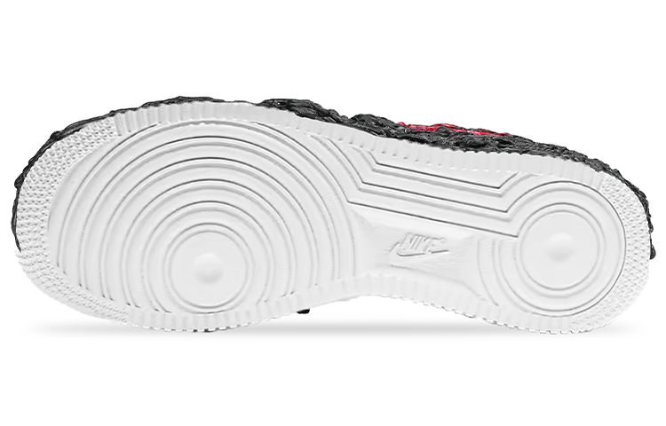 Sizing 【定制球鞋】Nike Air Force 1 Low 07 low 憤怒克蘇魯vs毒液 暗黑系 特殊材料 低幫 板鞋 男款 黑