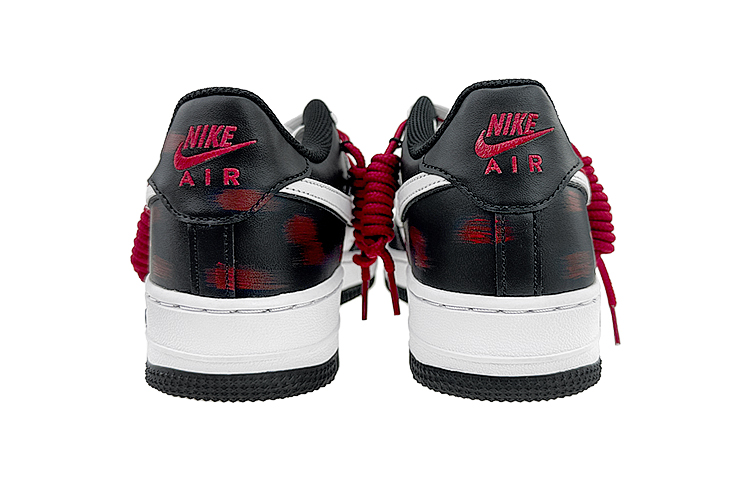 Purchase [定制鞋] 耐克空军1号低帮‘丘比特简约黑白红’ DV1621-001(Team40-GS丘比特黑白红)