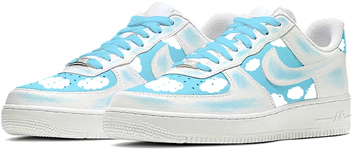 カスタムAF1 ロー "青白スプレーペイント" 315122-111(Team-E男女款蔚蓝XX蓝白) Lookbook カスタムAF1 ロー "青白スプレーペイント" 315122-111(Team-E男女款蔚蓝XX蓝白)