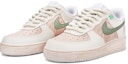 Lookbook 【定制球鞋】 Nike Air Force 1 Low 空軍一號 手繪噴繪 莫蘭迪 玫瑰花卉 復古做舊 休閒 低筒 板鞋 男款 白綠粉