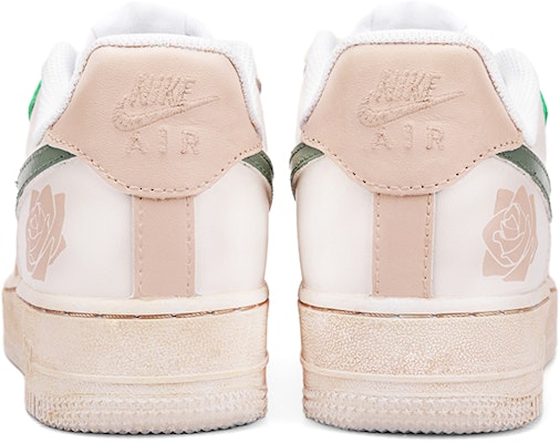【定制球鞋】 Nike Air Force 1 Low 空軍一號 手繪噴繪 莫蘭迪 玫瑰花卉 復古做舊 休閒 低筒 板鞋 男款 白綠粉 Shop 【定制球鞋】 Nike Air Force 1 Low 空軍一號 手繪噴繪 莫蘭迪 玫瑰花卉 復古做舊 休閒 低筒 板鞋 男款 白綠粉