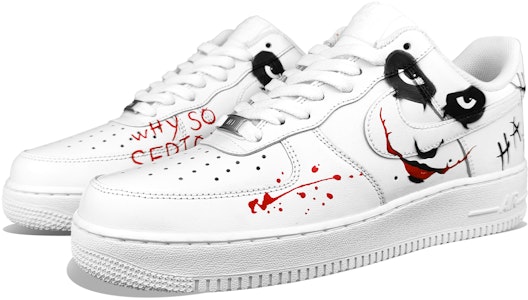 カスタム エアフォース1 ロー "ジョーカー落書き" CW2288-111(Team50-男款AF1小丑手绘) Lookbook カスタム エアフォース1 ロー "ジョーカー落書き" CW2288-111(Team50-男款AF1小丑手绘)