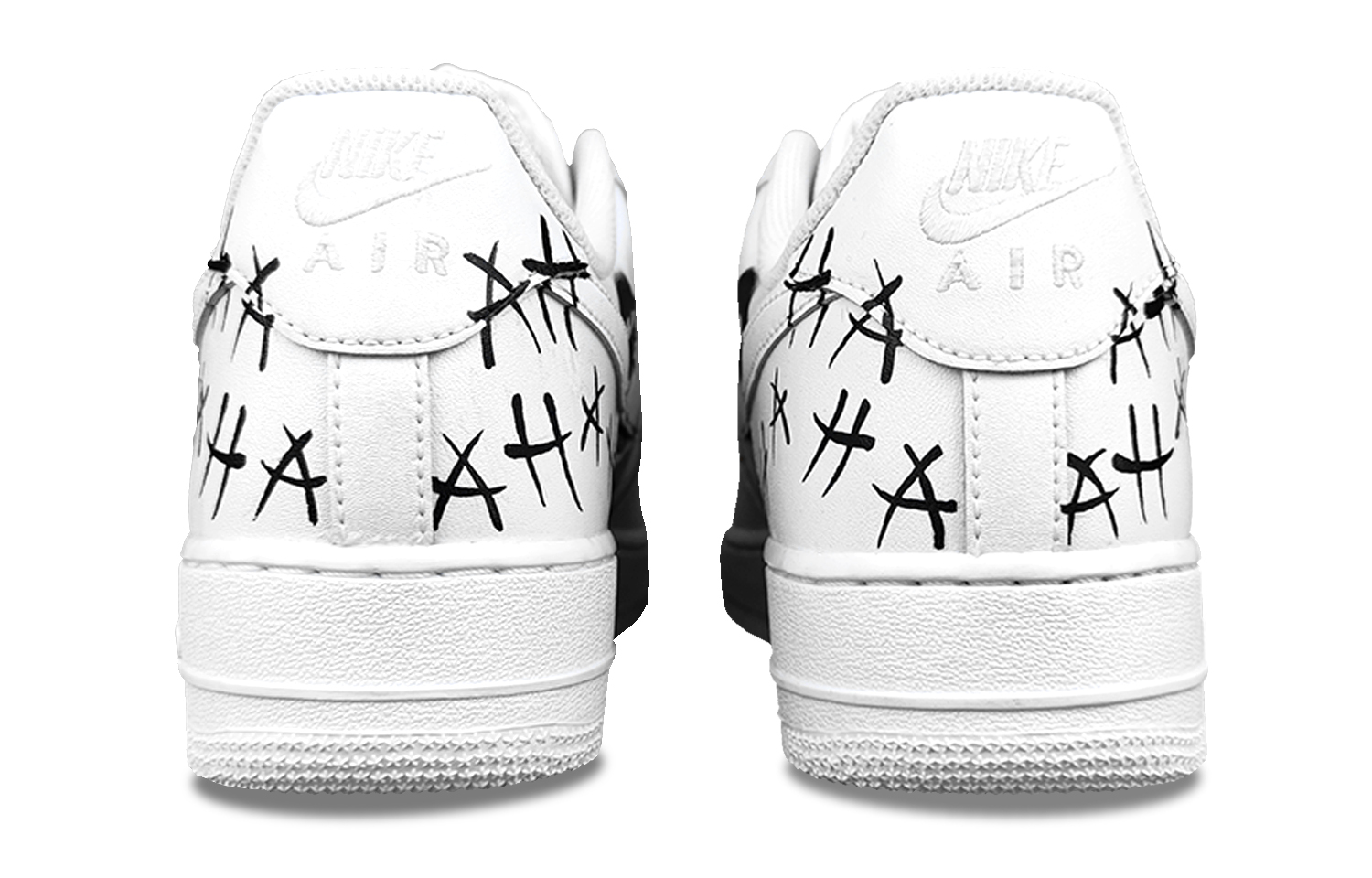 Purchase カスタム エアフォース1 ロー "ジョーカー落書き" CW2288-111(Team50-男款AF1小丑手绘)