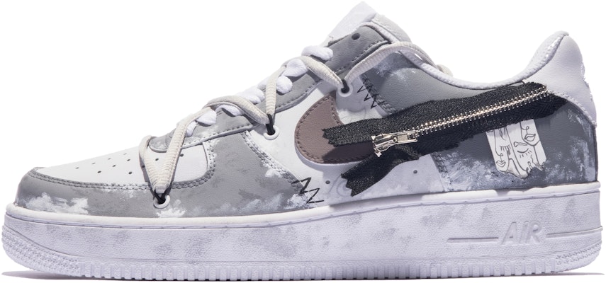 【定製球鞋】 Nike Air Force 1 Low 特殊鞋盒 沉默 拉鍊 做舊 低幫 板鞋 男款 白灰褐黑 Buy 【定製球鞋】 Nike Air Force 1 Low 特殊鞋盒 沉默 拉鍊 做舊 低幫 板鞋 男款 白灰褐黑