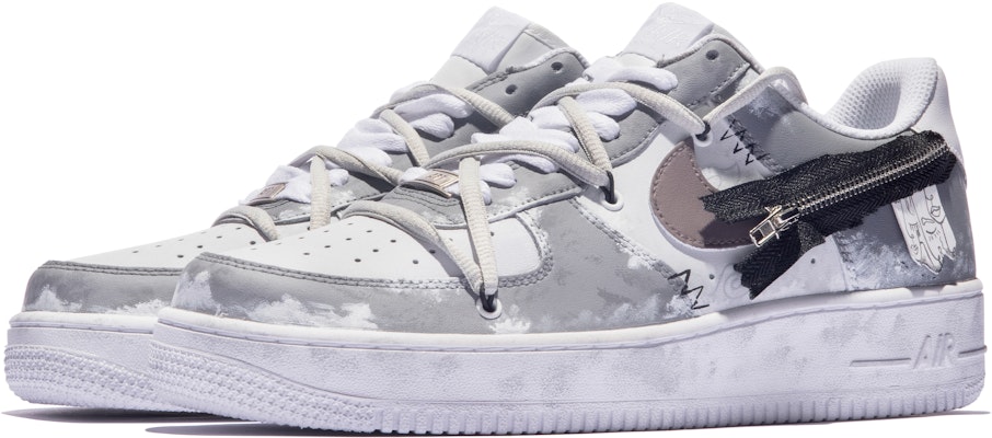 【定製球鞋】 Nike Air Force 1 Low 特殊鞋盒 沉默 拉鍊 做舊 低幫 板鞋 男款 白灰褐黑 Lookbook 【定製球鞋】 Nike Air Force 1 Low 特殊鞋盒 沉默 拉鍊 做舊 低幫 板鞋 男款 白灰褐黑