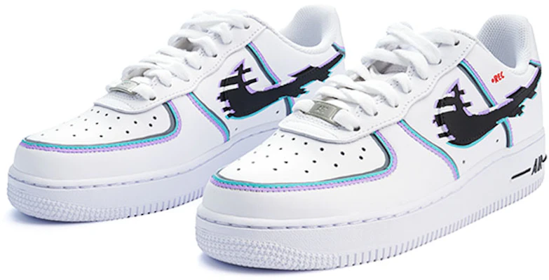 【客製球鞋】 Nike Air Force 1 Low 空軍一號 視覺覺醒 賽博異世界 個性百搭 潮流 低筒 板鞋 男款 白黑 Lookbook 【客製球鞋】 Nike Air Force 1 Low 空軍一號 視覺覺醒 賽博異世界 個性百搭 潮流 低筒 板鞋 男款 白黑
