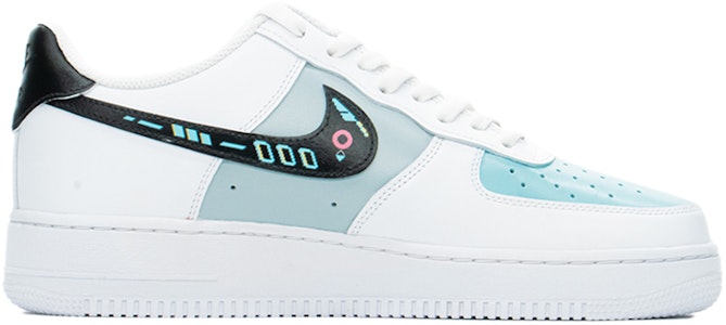 【定制球鞋】 Nike Air Force 1 Low 賽博朋克2077 低筒 板鞋 男款 冰藍 Order 【定制球鞋】 Nike Air Force 1 Low 賽博朋克2077 低筒 板鞋 男款 冰藍