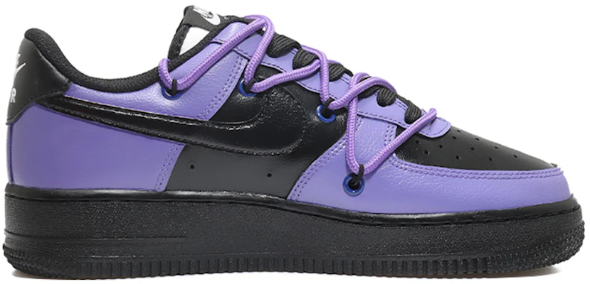 【カスタムシューズ】ナイキ エアフォース1 ロー『サイバーパンクブラック-パープル』 DR9867-102(Team10-闪电钩男紫黑) Order 【カスタムシューズ】ナイキ エアフォース1 ロー『サイバーパンクブラック-パープル』 DR9867-102(Team10-闪电钩男紫黑)