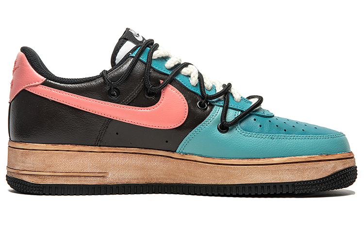 [Custom Shoes] Nike Air Force 1 Low 'Cyberpunk Black-Red Graffiti' 圖 2