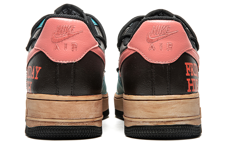 [Custom Shoes] Nike Air Force 1 Low 'Cyberpunk Black-Red Graffiti' 圖 4