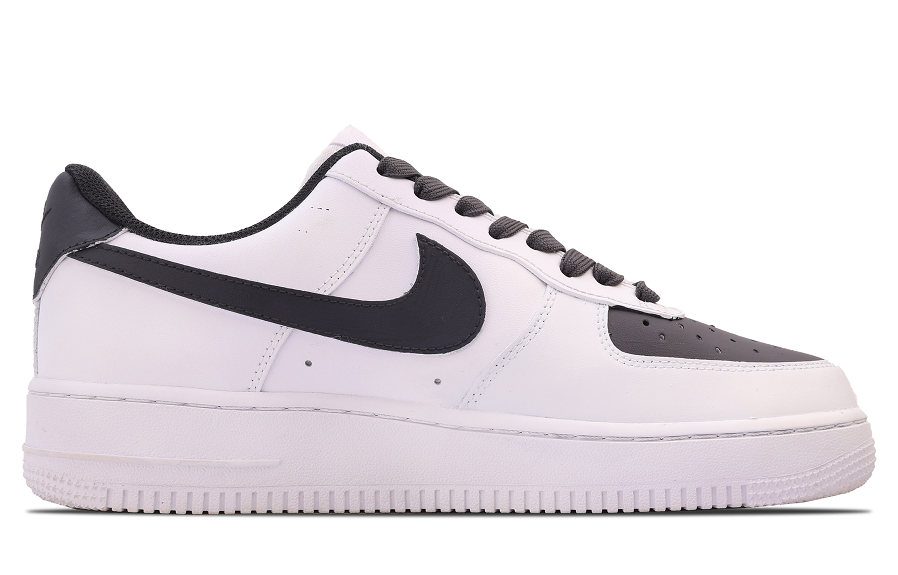 Order 나이키 에어포스 1 '사이버펑크 디스트레스드 화이트' (커스텀) CW2288-111(Team53-男款赛博朋克)