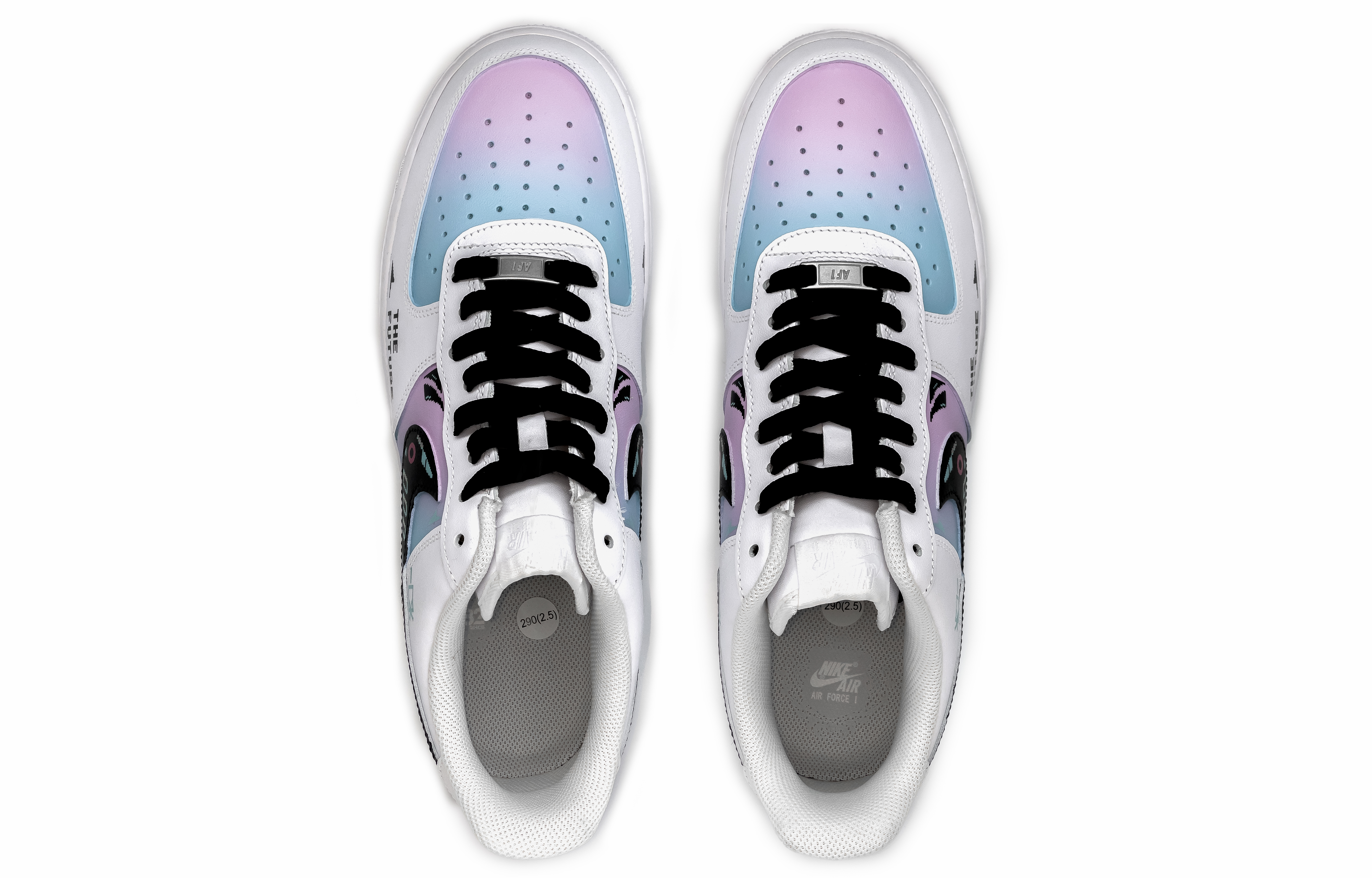 Shop [Zapatos Personalizados] Nike Air Force 1 Low 'Futuro Gamer Ciberpunk' CW2288-111(TeamA-AF1男款赛博白棉花糖)