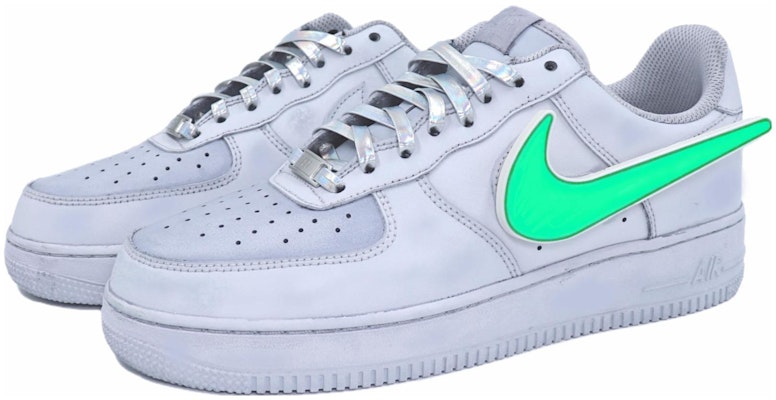 나이키 에어포스 1 로우 '사이버펑크 녹안' (Nike AF1 로우 '사펑 녹안') CW2288-111(Team25-赛博朋克LED灰绿) Lookbook 나이키 에어포스 1 로우 '사이버펑크 녹안' (Nike AF1 로우 '사펑 녹안') CW2288-111(Team25-赛博朋克LED灰绿)