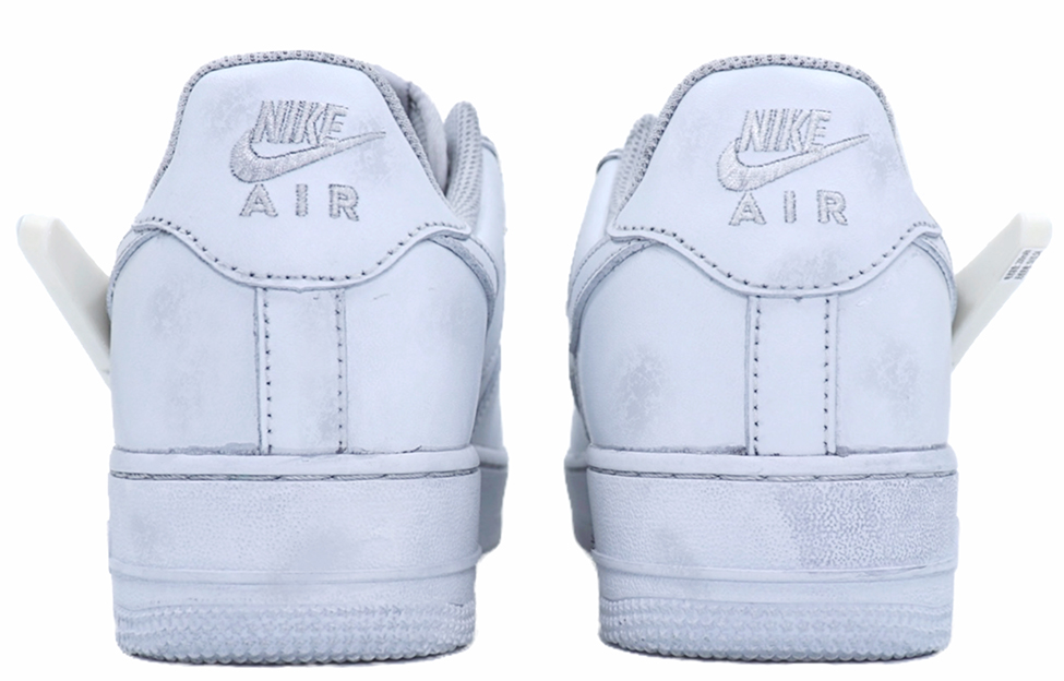 Shop 【訂製球鞋】 Nike Air Force 1 低筒 綠魔之眼 賽博龐克 LED勾 未來感 科技 星溯未來 低筒 板鞋 男款 灰綠