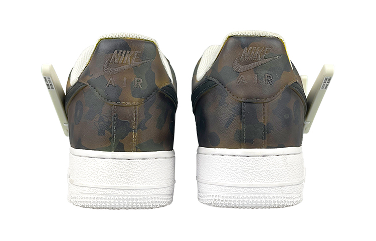 Sizing [Kasut Custom] Nike Air Force 1 Rendah 'Cyberpunk Camo Putih Kuning Hijau' CW2288-111(Team叁-男温变迷彩LED)